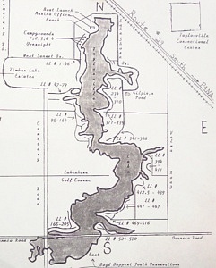 Lake Lot Map – Taylorville, Illinois