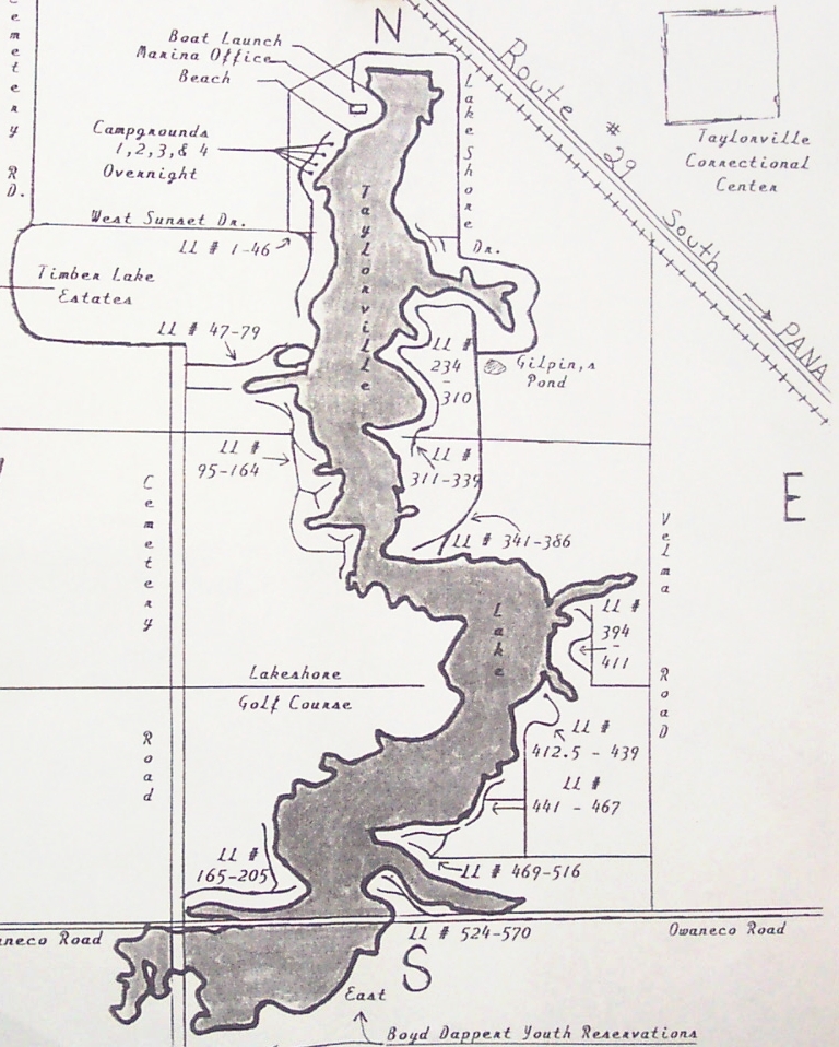 Lake Lot Map